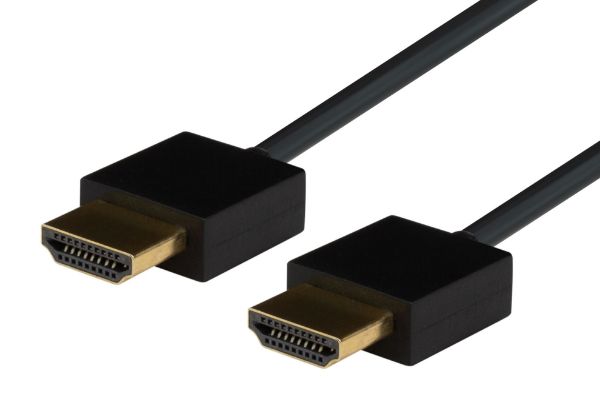 Unitek 1.5m HDMI BLACK Nano High Speed Ethernet Cable. Designed for UHD Display up to 4K2K@60