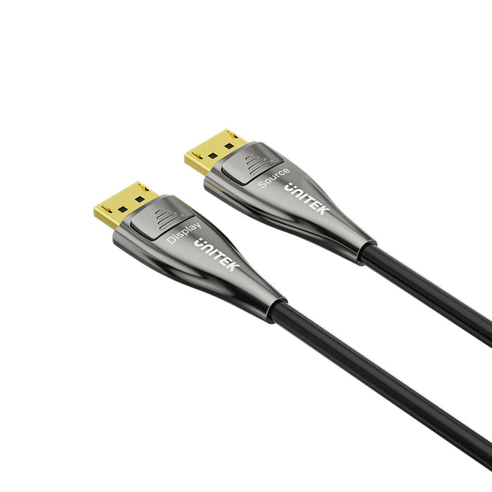 Brateck 20M 8K Fiber Optic DisplayPort 2.1 Supports 54Gbps Bandwidth Up To 8K@120Hz