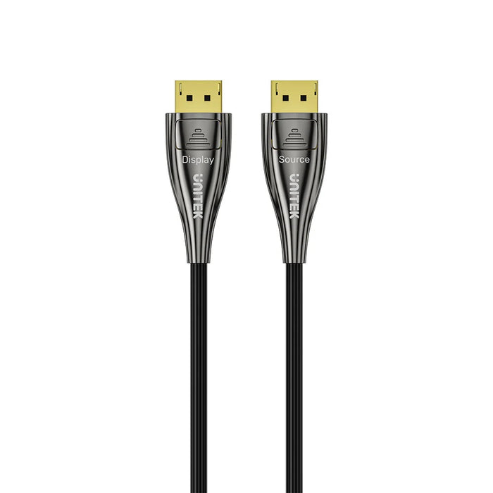 Brateck 30M 8K Fiber Optic DisplayPort 2.1 Supports 54Gbps Bandwidth Up To 8K@120Hz