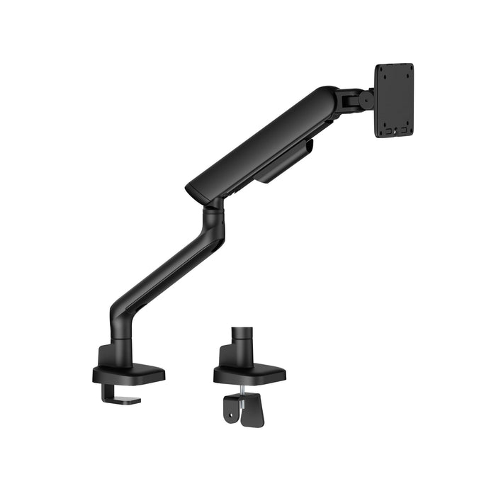 Brateck 17"-35" Elite Single Screen Mechanical Spring Monitor Arm. Max Load 11Kgs, Black