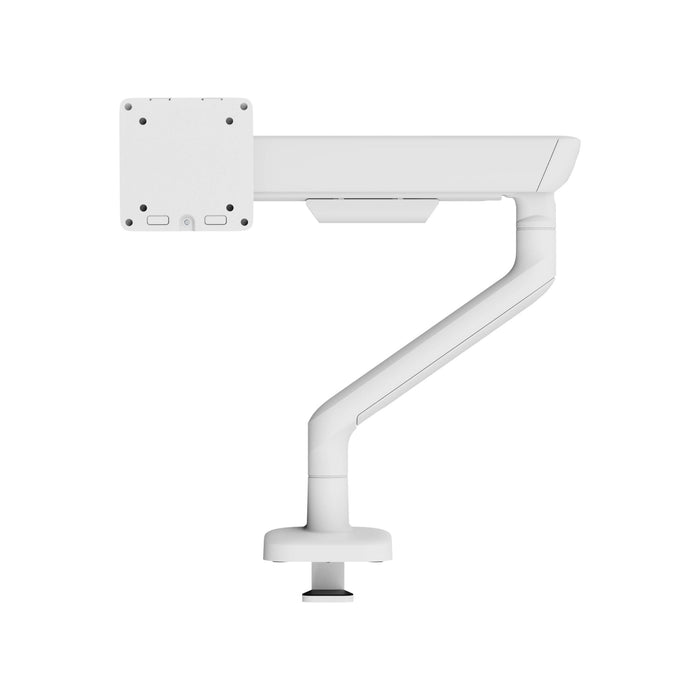 Brateck 17"-35" Elite Single Screen Mechanical Spring Monitor Arm. Max Load 11Kgs, White