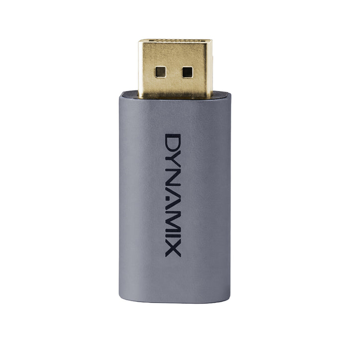 DYNAMIX DisplayPort Male to HDMI Female Adapter. Supports 8K60Hz.