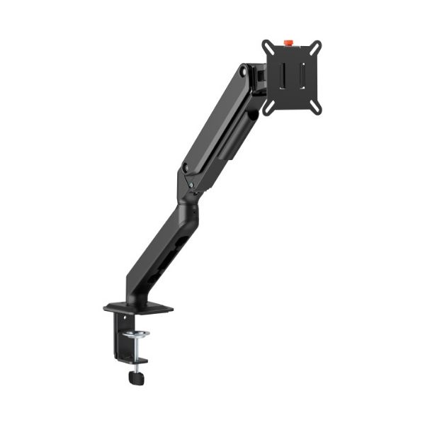 Brateck 13"-32" Single Monitor Desk Mechanical Spring Mount Bracket. Desk Clamp & Grommet