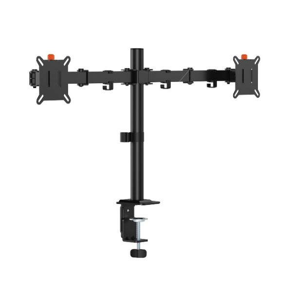 Brateck 13"-32" Dual Monitor Desk Articulating Mount Bracket Desk Clamp & Grommet Included