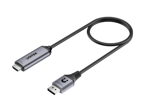 Unitek 1.8M 8K 60Hz DisplayPort 1.4 to HDMI 2.1 Adpater Cable. Supports 8K Ultra HD Res