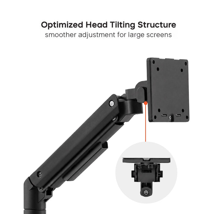 Brateck 17"-37" Heavy-Duty Dual Monitor Bracket (2x 20KGs)