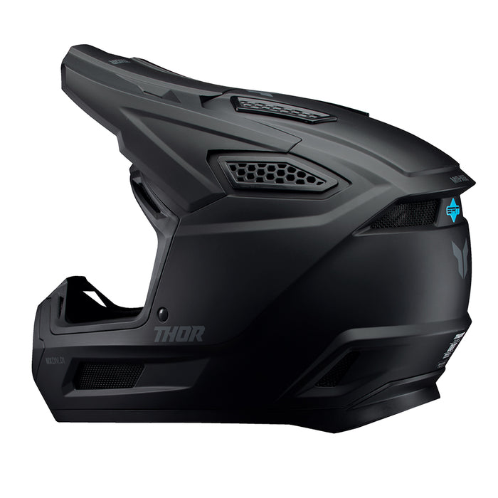 Helmet S27 Thor Mx Fleet Blackout Matte Black Xl