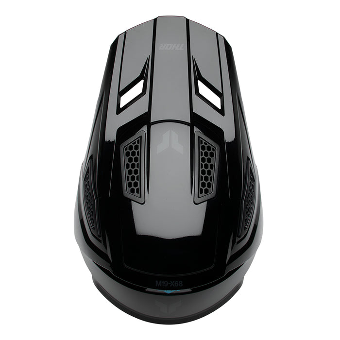 Helmet S27 Thor Mx Fleet Blackout Gloss Black Xl