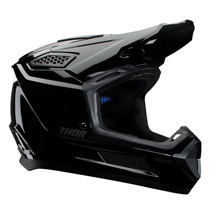 Helmet S27 Thor Mx Fleet Blackout Gloss Black Xl