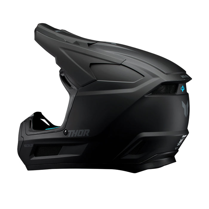 Helmet S27 Thor Mx Fleet Blackout Matte Youth L