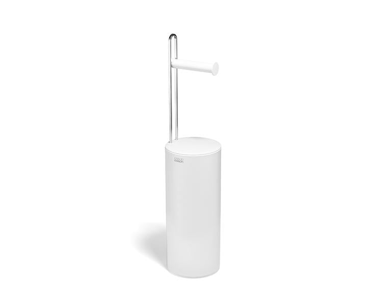 Joseph Joseph Toilet Roll Storage with Holder - White