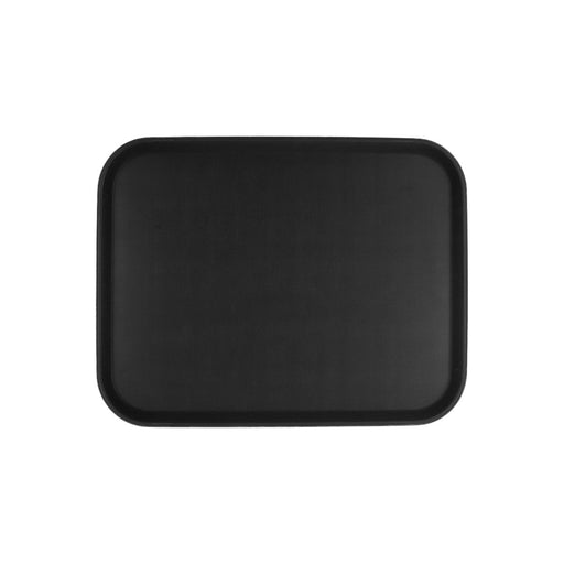 Chef Inox Non-Slip Rectangular Black Tray 350x450mm