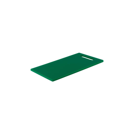 Chef Inox Cutting Board Polyethylene Green with Handle 400x250x13mm