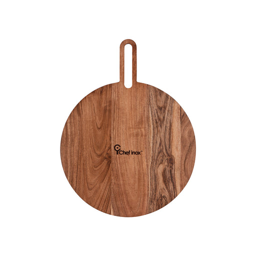 Chef Inox Serve Natural Acacia Round Paddle Board 350x15mm