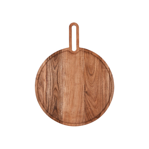 Chef Inox Serve Natural Acacia Round Paddle Board 350x15mm