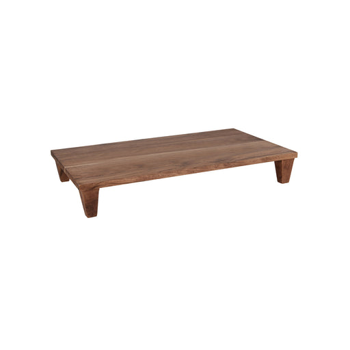 Chef Inox Serve Natural Acacia Display Stand with Legs GN 1/1 530x325x80mm