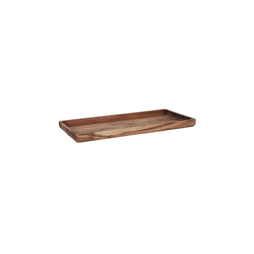 Chef Inox Serve Natural Acacia Rectangular Tray 405x200x25mm