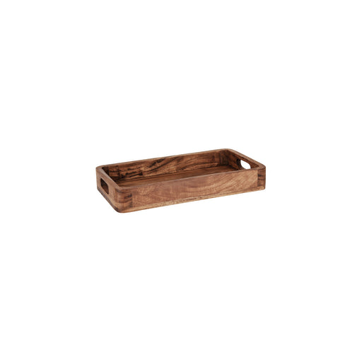 Chef Inox Serve Natural Acacia Rectangular Deep Tray 355x200x50mm