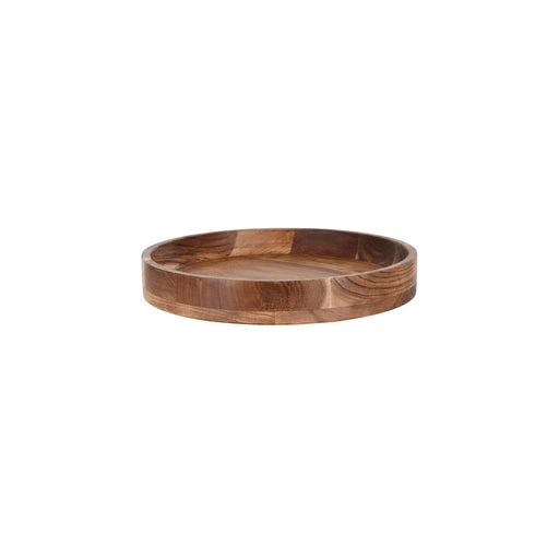 Chef Inox Serve Natural Acacia Round Display Platter 355x50mm