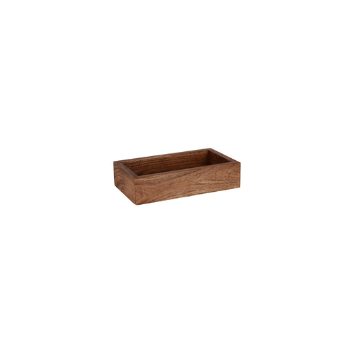 Chef Inox Serve Natural Acacia Table Display Box 260x150x60mm