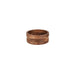 Chef Inox Serve Natural Acacia Round Bowl with Straight Sides 230x60mm