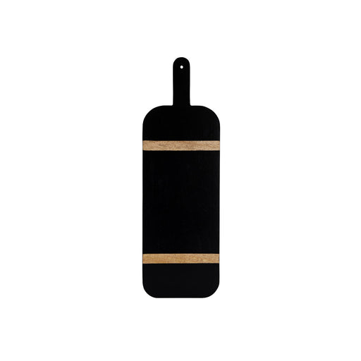 Chef Inox Serve Black Acacia Paddle Board with Acacia Inlay 560x180x15mm