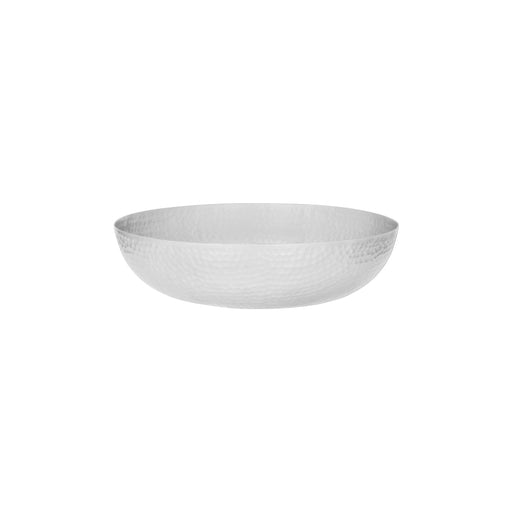 Chef Inox Round Serving / Seafood Bowl Hammered Satin 300x80mm / 4.0L