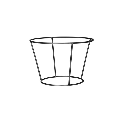 Chef Inox Round Riser Stainless Steel 195x285x190mm Matt Black