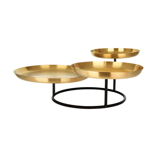 Chef Inox Seafood Stand 3-Tier Brass / Iron 640x560x230mm