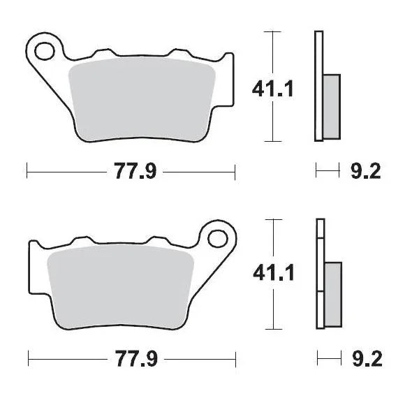 Brake Pads Rear Moto Master Pro Sintered For Gas Gas Husaberg Husqvarna Ktm Tm R - LX2001 - Homewares, Outdoor, Phone Accessories, Cases, Speakers, Headphones + More -