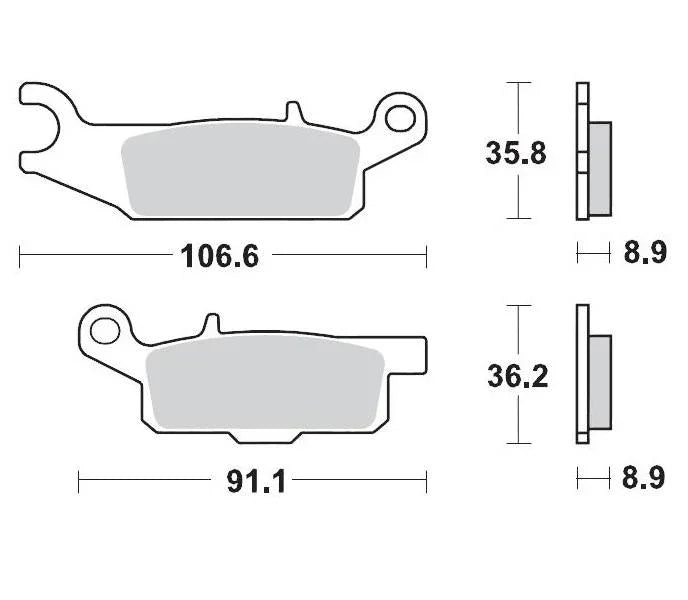 Brake Pads Rear Moto Master Pro Sintered Yamaha Yfm550 09-15 Yfm700 07-On - LX2001 - Homewares, Outdoor, Phone Accessories, Cases, Speakers, Headphones + More -