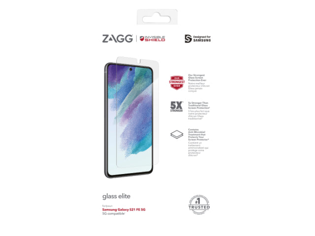 Zagg InvisibleShield Glass Elite+ Samsung S21 FE Screen Protector