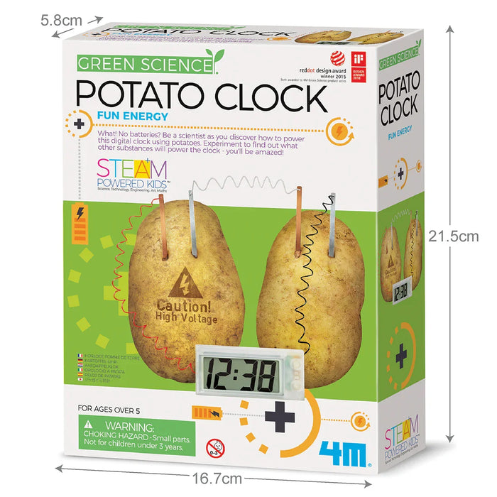 Potato Clock - LX2001 - Homewares, Outdoor, Phone Accessories, Cases, Speakers, Headphones + More -