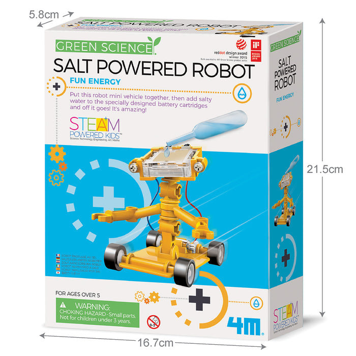 4M Salt-Powered Robot