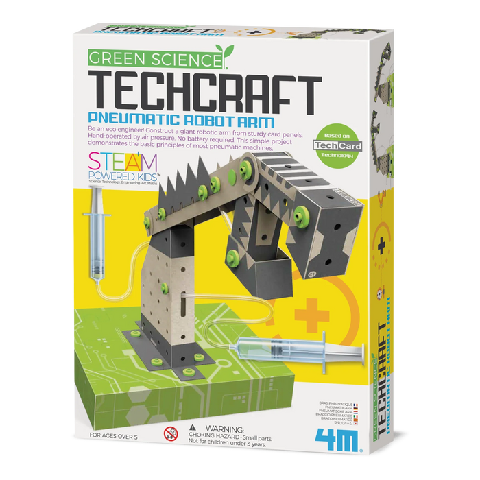 Green Science/Techcraft Pneumatic Robot Arm - LX2001 - Homewares, Outdoor, Phone Accessories, Cases, Speakers, Headphones + More -