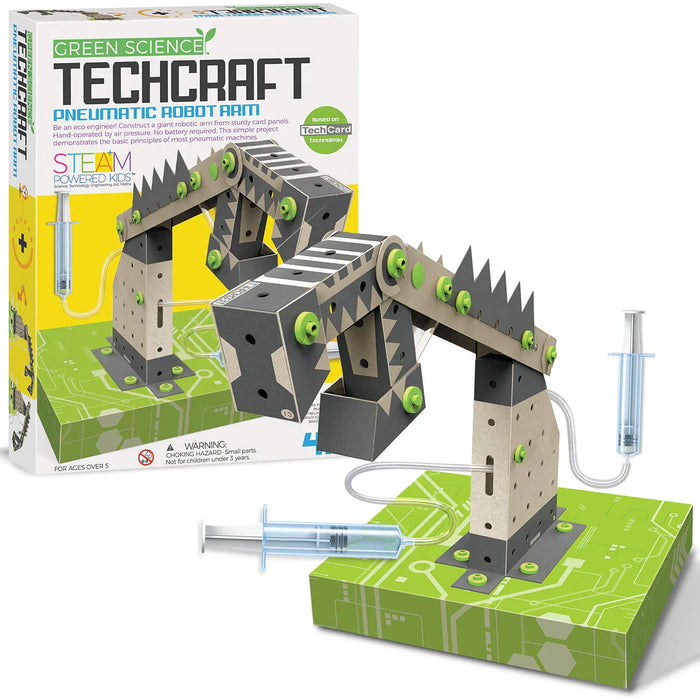 Green Science/Techcraft Pneumatic Robot Arm - LX2001 - Homewares, Outdoor, Phone Accessories, Cases, Speakers, Headphones + More -