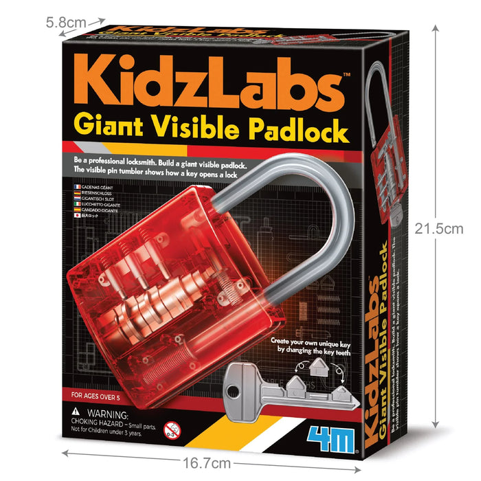Giant Visible Padlock - LX2001 - Homewares, Outdoor, Phone Accessories, Cases, Speakers, Headphones + More -