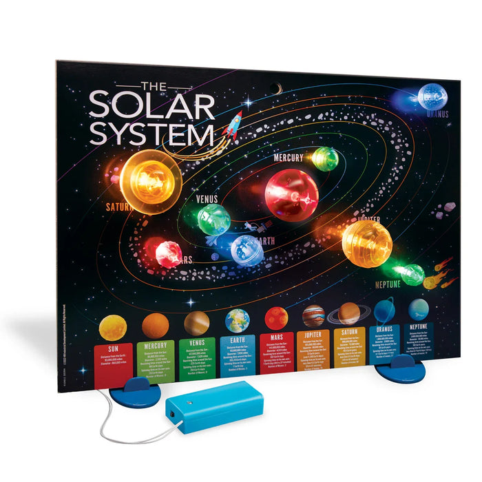 KidzLabs/3D Solar System Light-Up Poster - LX2001 - Homewares, Outdoor, Phone Accessories, Cases, Speakers, Headphones + More -