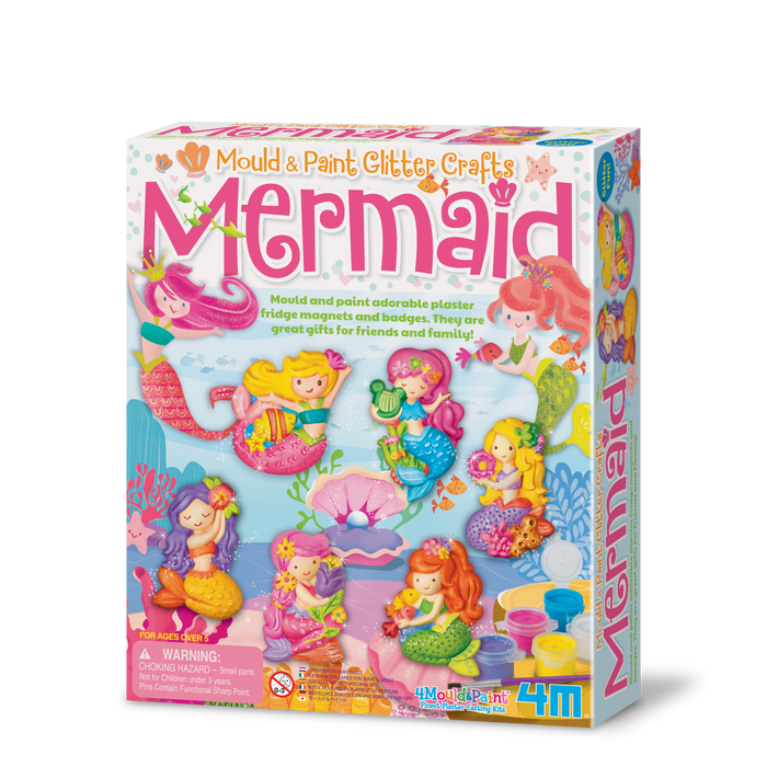 4M Mould & Paint - Glitter Mermaids