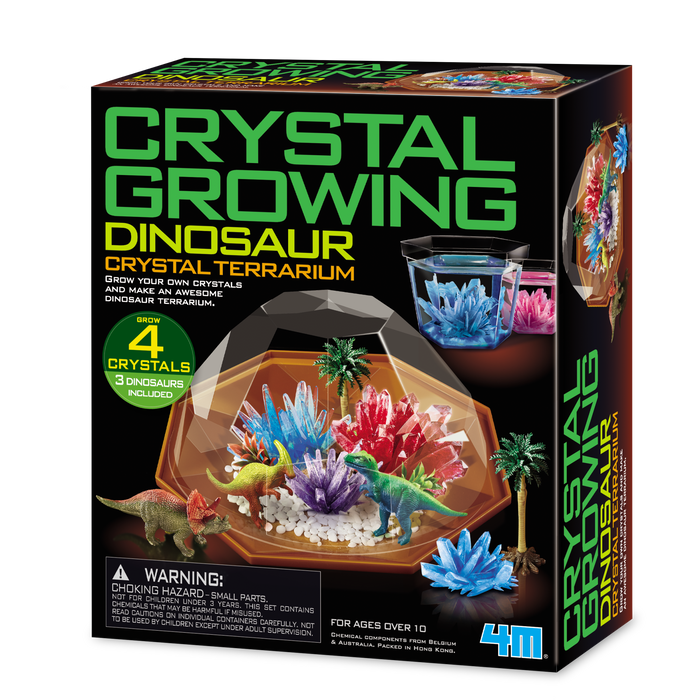 4M Crystal Growing Dinosaur Terrarium