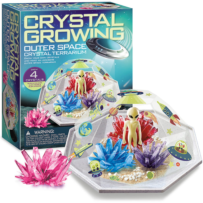 4M Outer Space Crystal Terrarium