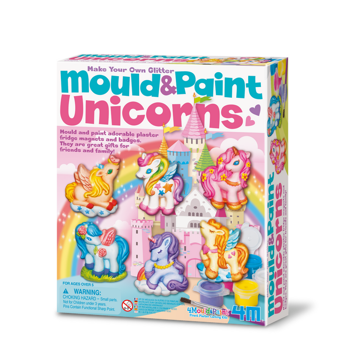 4M Make Your Own Glitter Mould & Paint - Unicorns