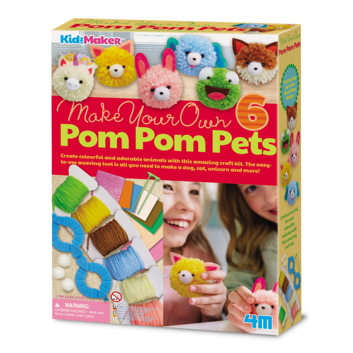 4M Make Your Own Pom Pom Pets