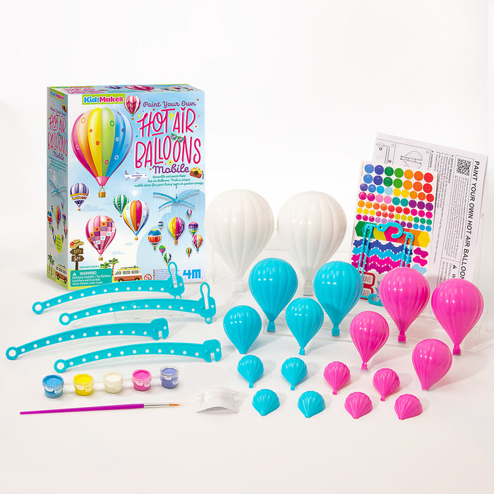 4M Paint Your Own Hot Air Balloons Mobile