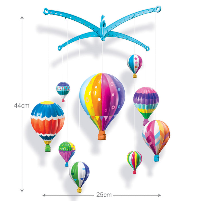 4M Paint Your Own Hot Air Balloons Mobile