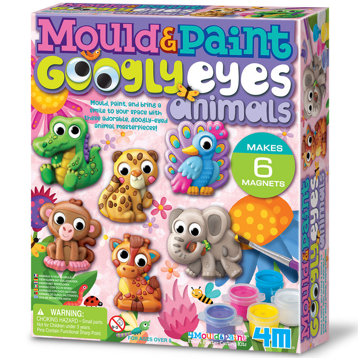 4M Mould & Paint Googly Eyes Animals