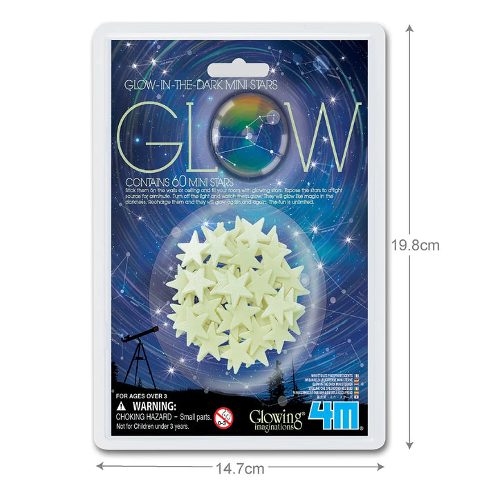 Glow in the Dark Mini Stars 60 Pack - LX2001 - Homewares, Outdoor, Phone Accessories, Cases, Speakers, Headphones + More -