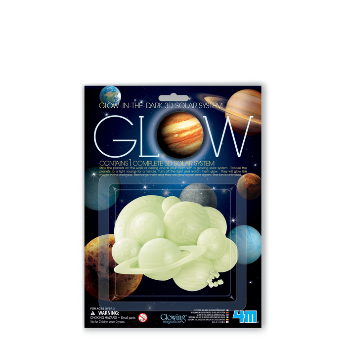 4M Glow in the Dark 3D Solar System
