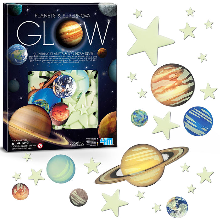 4M Glow Planets & Super Nova 100pcs in Box