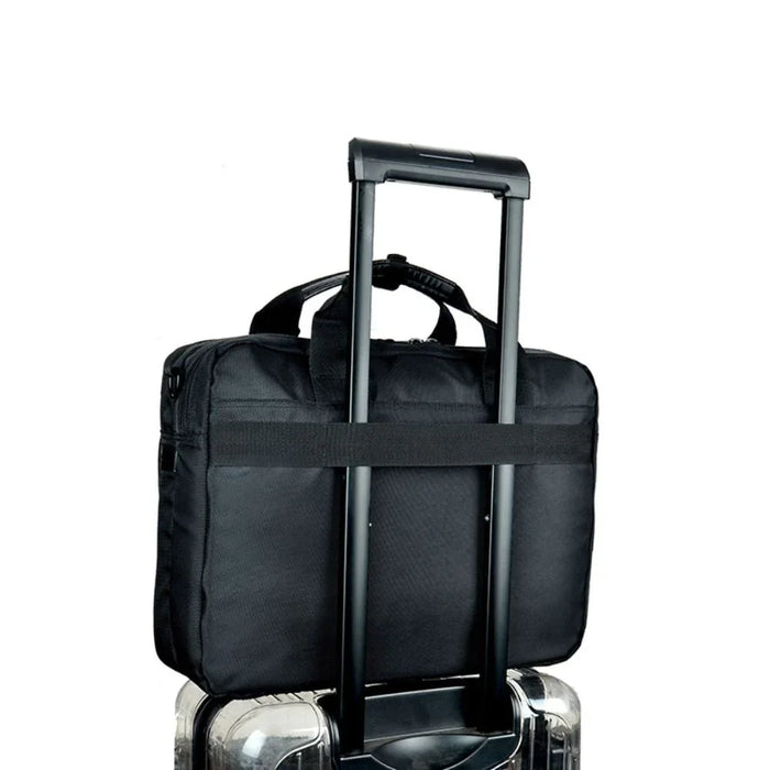 Agva15.6" - 16" Resilient Double Zip Briefcase – Black - LX2001 - Homewares, Outdoor, Phone Accessories, Cases, Speakers, Headphones + More -